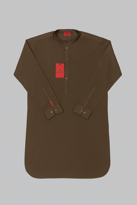 Men's Shalwar Kameez Brown