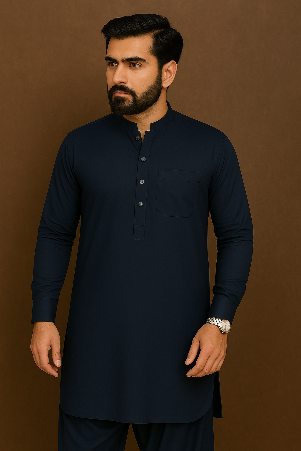Men's Shalwar Kameez Dark Blue