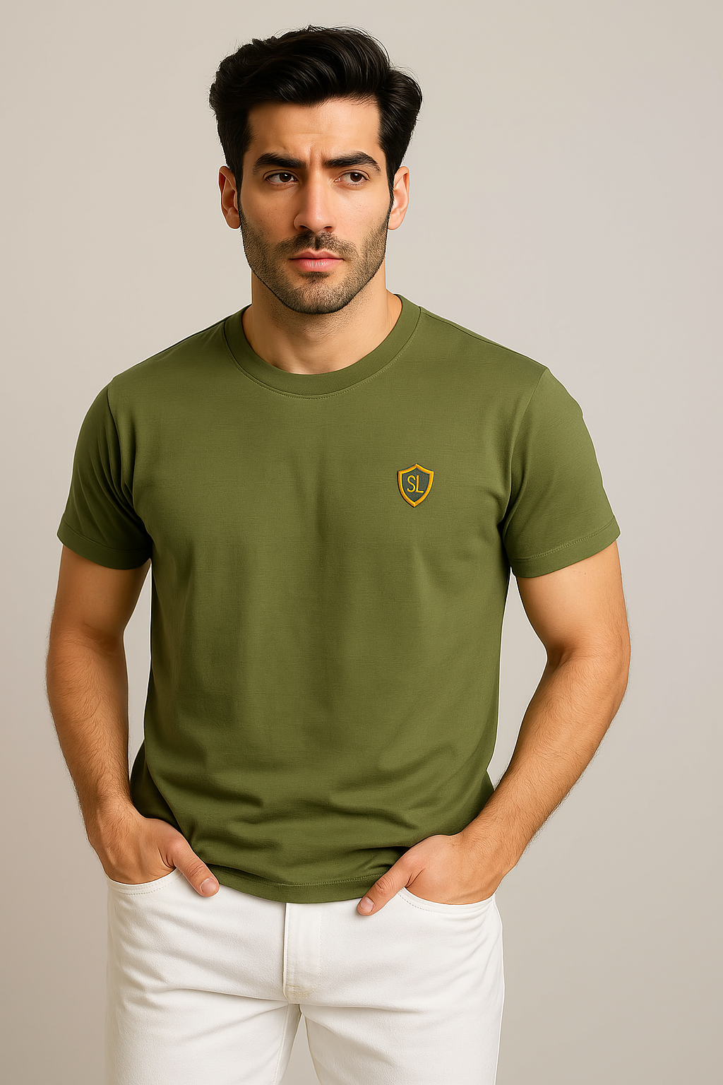 Round Neck Green