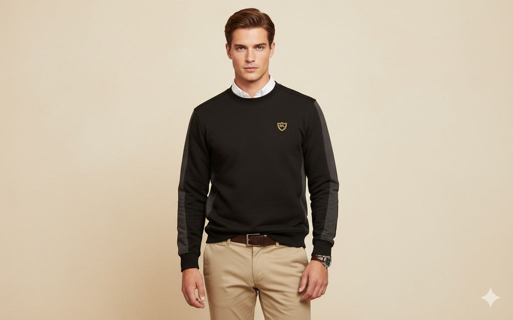 Sweat Shirt Black Grey