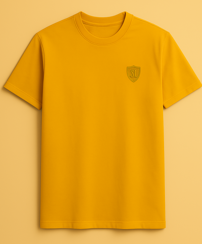 Single Jersey White Yellow