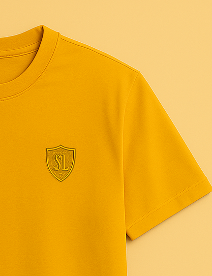 Single Jersey White Yellow