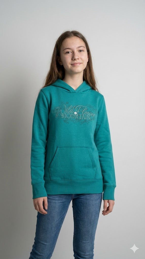 Girls Hoodie Green