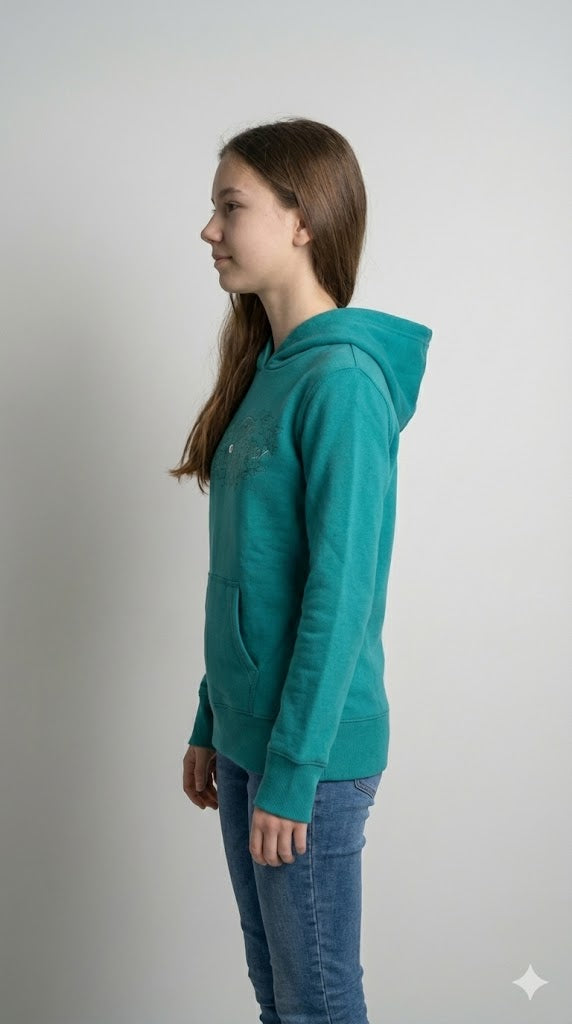 Girls Hoodie Green