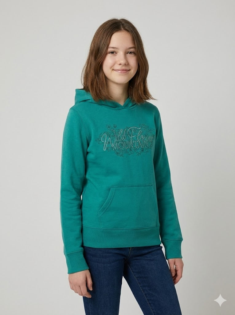 Girls Hoodie Green