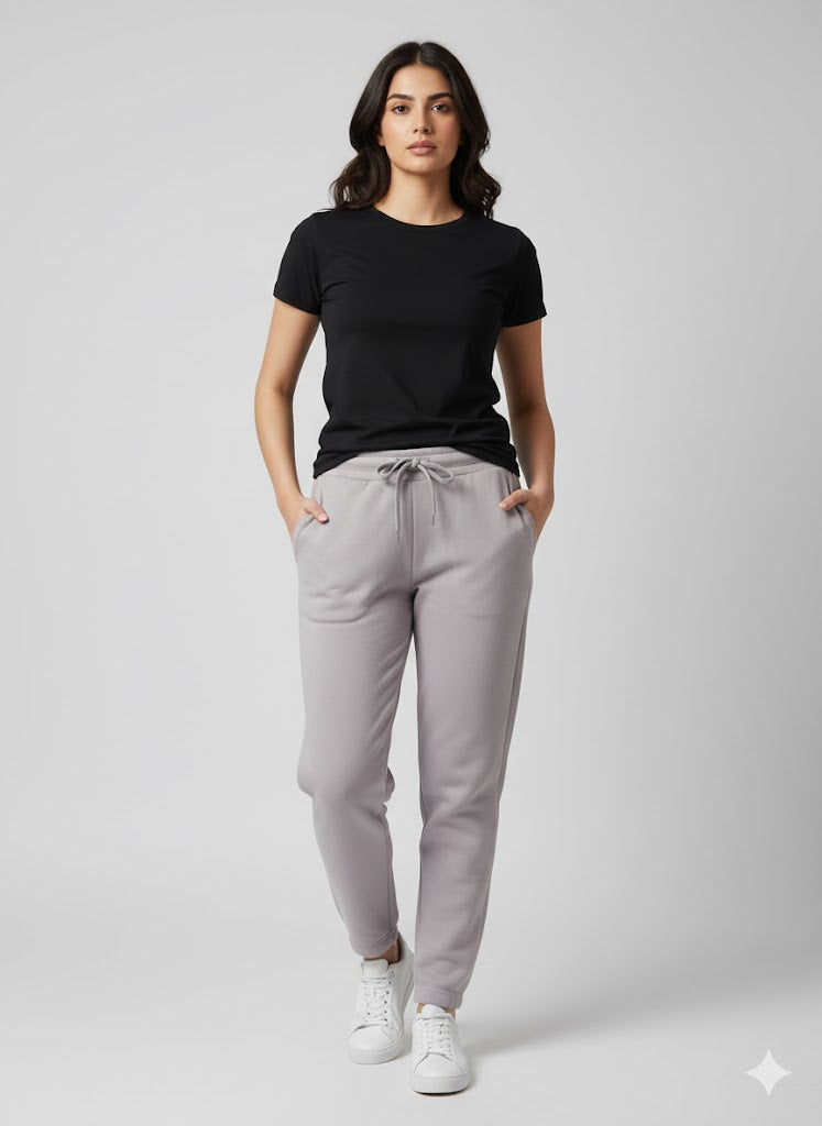 Women's 3 Thread Fleece Trouser Sand
