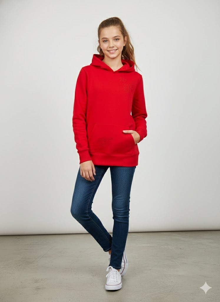 Girls Hoodie Red
