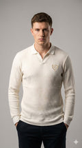 Drop Needle Egg white Shirt