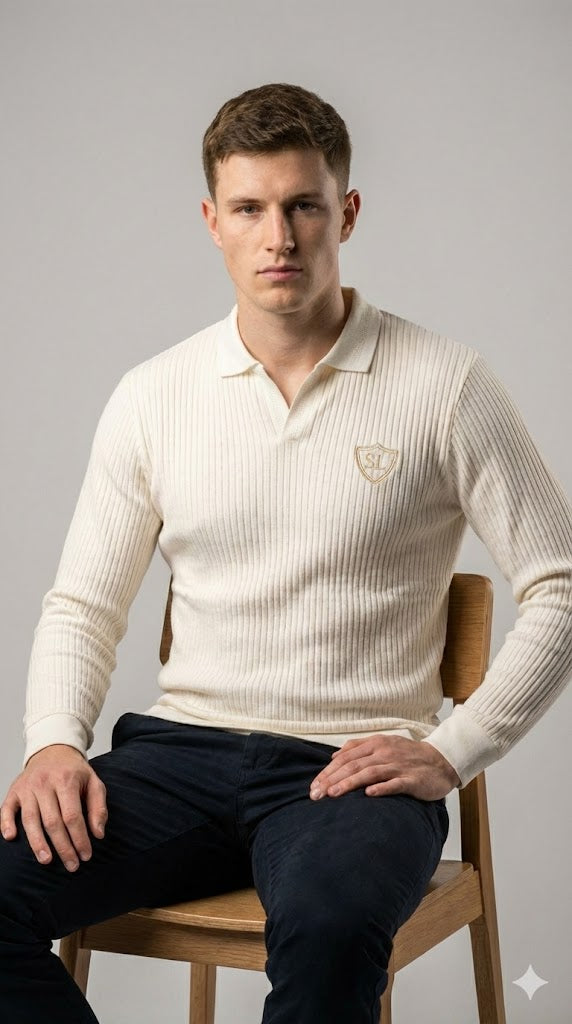 Drop Needle Egg white Shirt