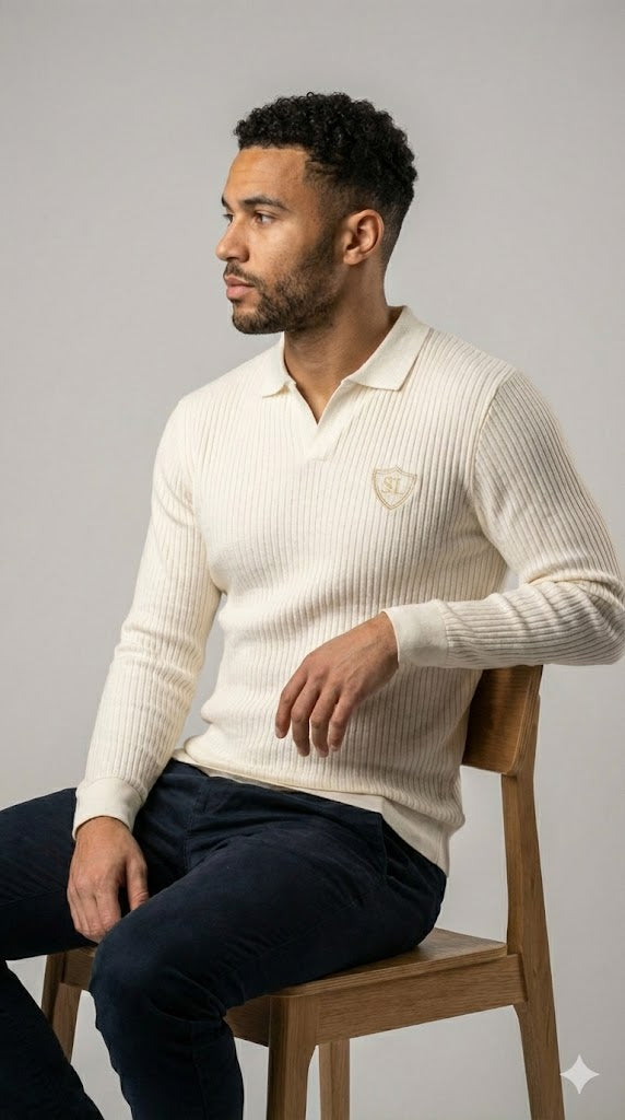 Drop Needle Egg white Shirt