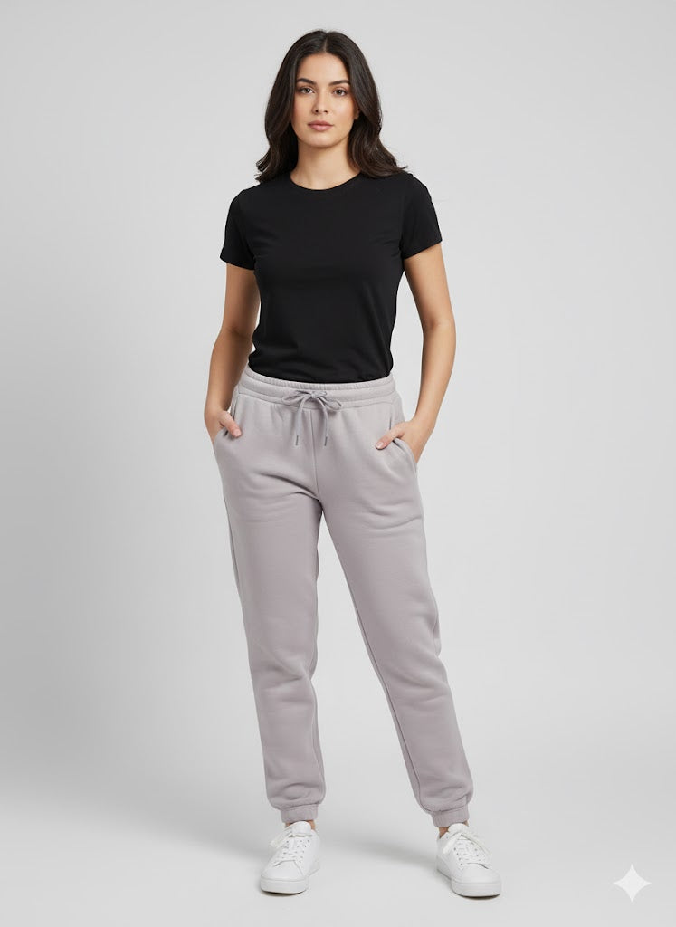 Women's 3 Thread Fleece Trouser Sand