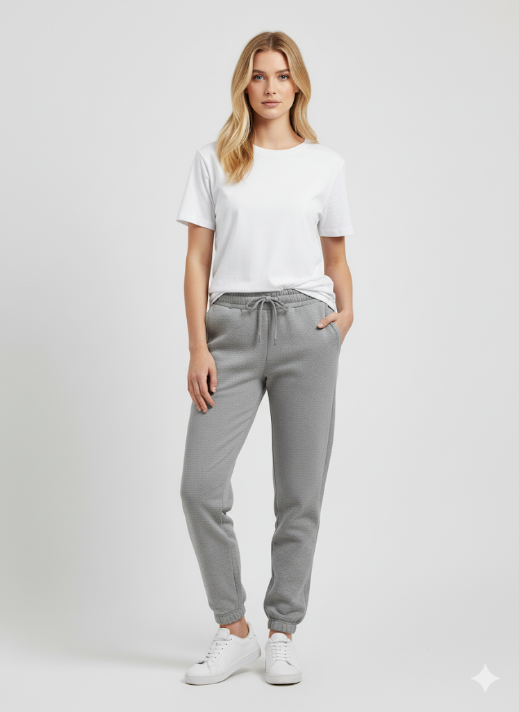 Women's 3 Thread Fleece Trouser Grey