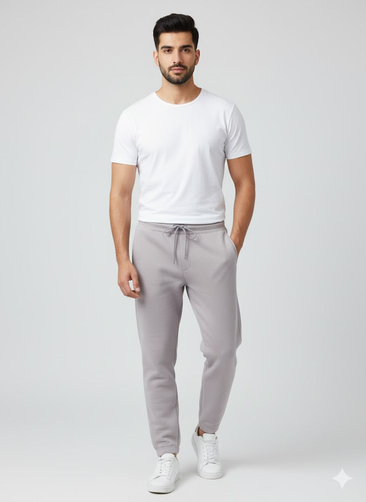 Men's 3 Thread Fleece Trouser Sand