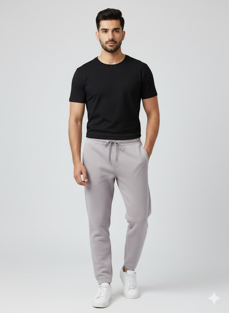 Men's 3 Thread Fleece Trouser Sand