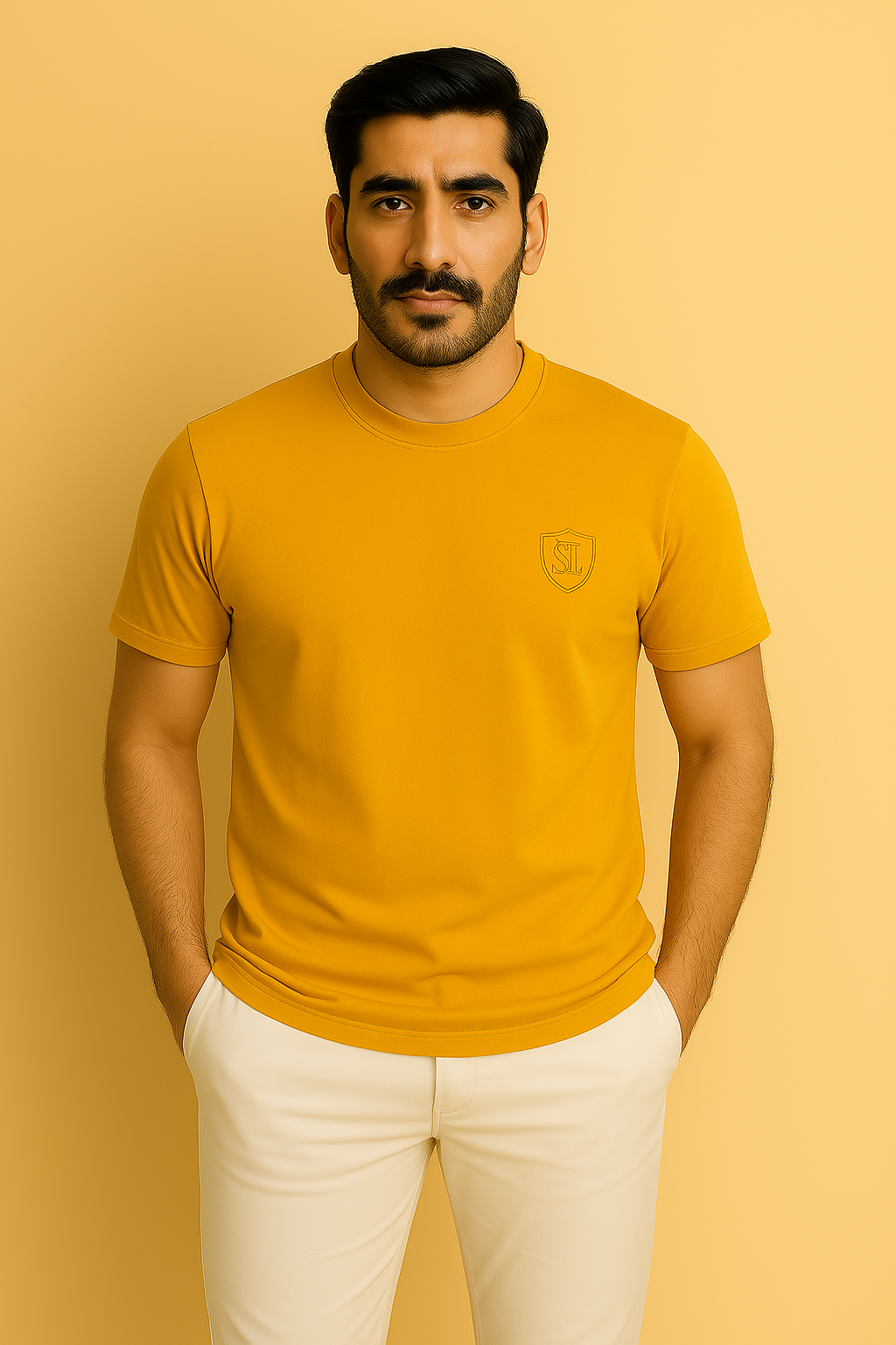 Round Neck Yellow