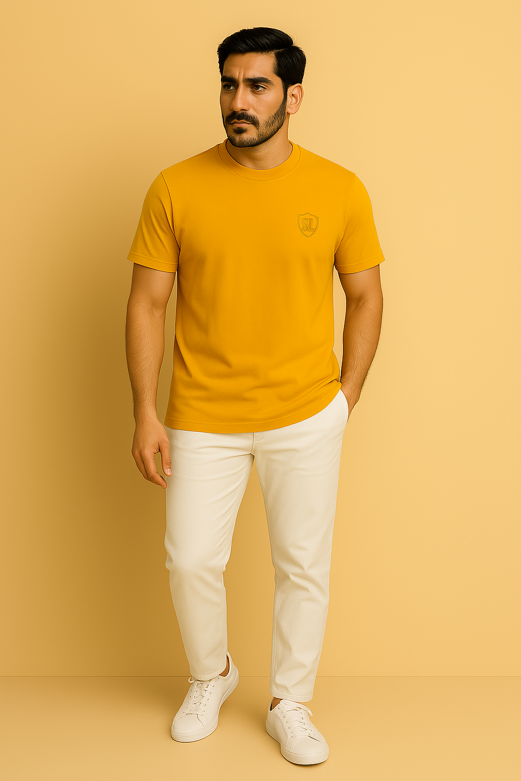 Round Neck Yellow